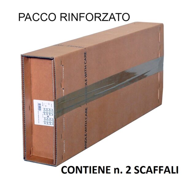 Scaffalature Kit Metallo Bullone GRIMA n. 2 scaffali cm. 75x30x138h